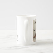 Katten die Chess spelen op een Chinese Mok (Achterkant)