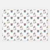 Katten die de Reeks van het VerpakkingsPapier van  Inpakpapier Vel (Voorkant 2)