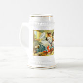 Katten die eten bierpul (Voorkant links)