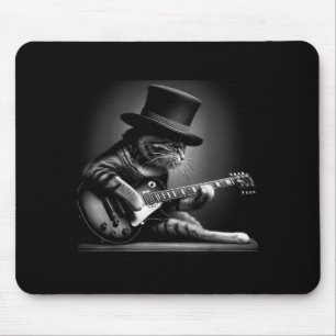 Katten die gitaar spelen - Grappige Rock Muziek Gi Muismat