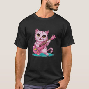 Katten die gitaar spelen - Grappige Rock Muziek Gi T-shirt