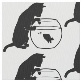 Katten die in de schaal van Silhouette terechtkome Stof