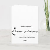 Katten die in Delphi, Griekenland spelen Kaart (Achterkant)