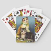 Katten die kaarten afspelen (Achterkant)