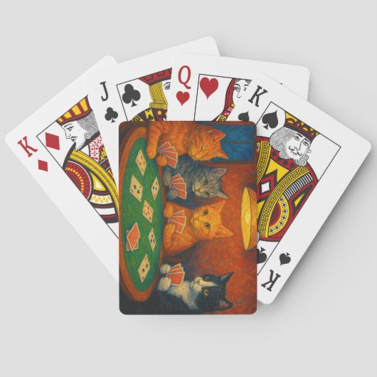 Katten die Kaarten Spelen (Achterkant)