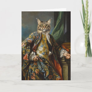 KATTEN DIE KLEDING DRAGEN KUNST KAN NIEKAARTEN KAART
