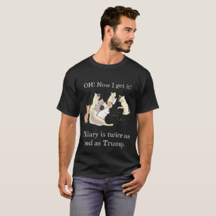 Katten die leren hoe Hillary zuigt T-shirt