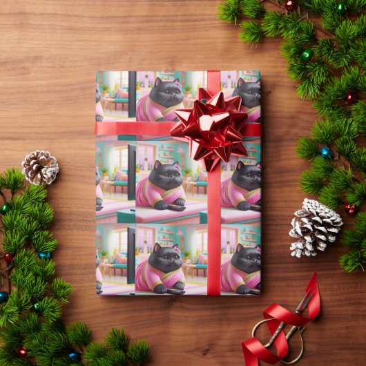 Katten die naar de televisie kijken cadeaupapier (Feestdagen Geschenken)