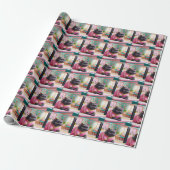 Katten die naar de televisie kijken cadeaupapier (Uitgerold)