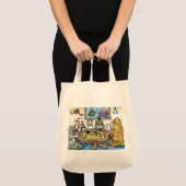 Katten die Pathfinder spelen door Carrie Michael Tote Bag (Voorkant (product))