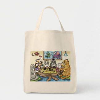 Katten die Pathfinder spelen door Carrie Michael Tote Bag