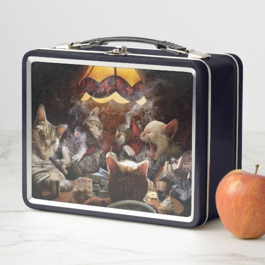 Katten die poker spelen (In situ)