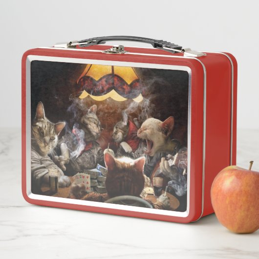 Katten die poker spelen (In situ)