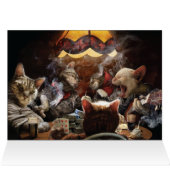 Katten die poker spelen (Binnen Horizontaal (Boven))