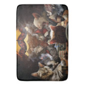 Katten die poker spelen badmat (Voorkant Verticaal)