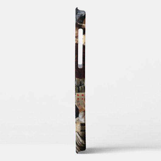 Katten die poker spelen Case-Mate iPhone case (Achterkant / Links)