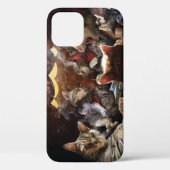 Katten die poker spelen Case-Mate iPhone case (Achterkant)