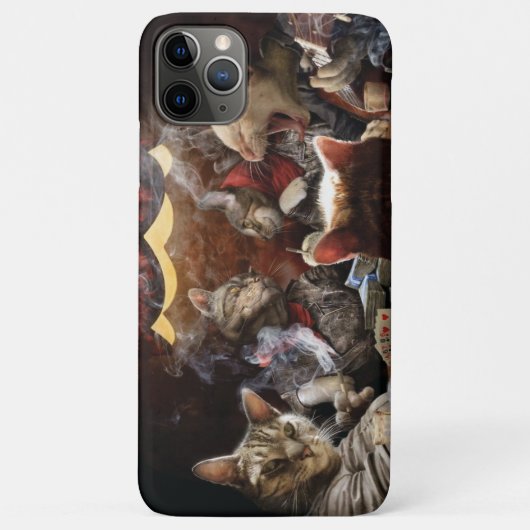 Katten die poker spelen Case-Mate iPhone case (Achterkant)