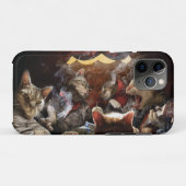 Katten die poker spelen Case-Mate iPhone case (Achterkant (horizontaal))