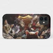 Katten die poker spelen Case-Mate iPhone case (Achterkant (horizontaal))