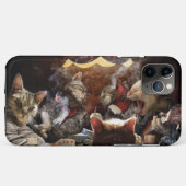 Katten die poker spelen Case-Mate iPhone case (Achterkant (horizontaal))
