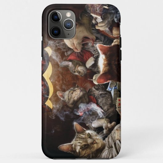 Katten die poker spelen Case-Mate iPhone case (Achterkant)