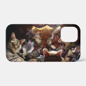 Katten die poker spelen Case-Mate iPhone case (Achterkant (horizontaal))
