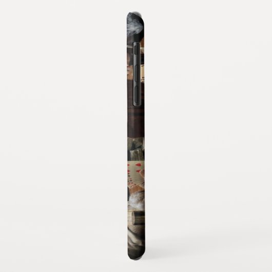 Katten die poker spelen Case-Mate iPhone case (Achterkant/links)