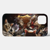 Katten die poker spelen Case-Mate iPhone case (Achterkant (horizontaal))