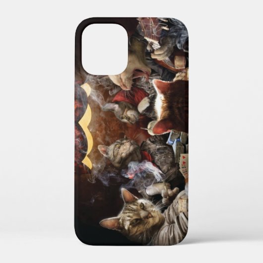 Katten die poker spelen Case-Mate iPhone case (Achterkant)