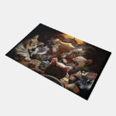 Katten die poker spelen deurmat (Schuin)