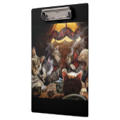 Katten die poker spelen klembord (Links)