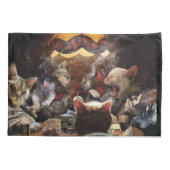 Katten die poker spelen kussensloop (Achterkant)
