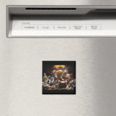 Katten die poker spelen magneet (Insitu (Vaatwasser))