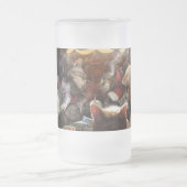 Katten die poker spelen matglas bierpul (Center)