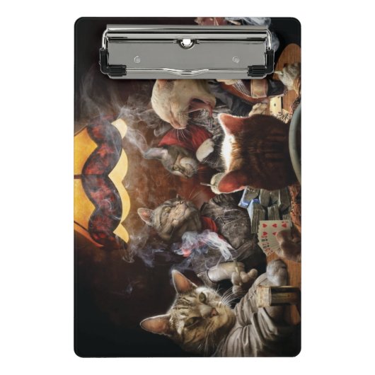 Katten die poker spelen   mini klembord (Voorkant)