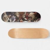 Katten die poker spelen persoonlijk skateboard (Horizontaal)