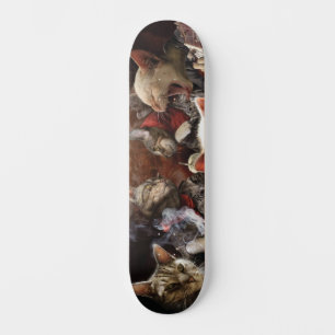 Katten die poker spelen persoonlijk skateboard