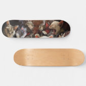 Katten die poker spelen persoonlijk skateboard (Horizontaal)