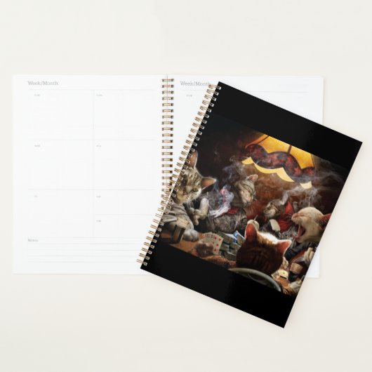 Katten die poker spelen planner (Display)