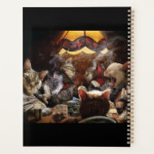 Katten die poker spelen planner (Achterkant)