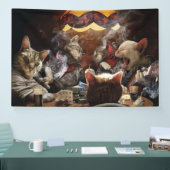 Katten die poker spelen spandoek (Beurs)