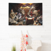 Katten die poker spelen spandoek (Insitu)