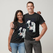 Katten die Poker Spelen T-shirt (Unisex)