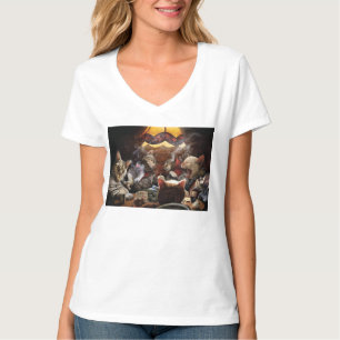 Katten die poker spelen t-shirt