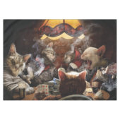 Katten die poker spelen tafelkleed (Voorkant (Horizontaal))