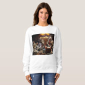 Katten die poker spelen trui (Voorkant volledig)