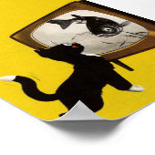 Katten die vissen zien  Poster van schimmels (Hoek)