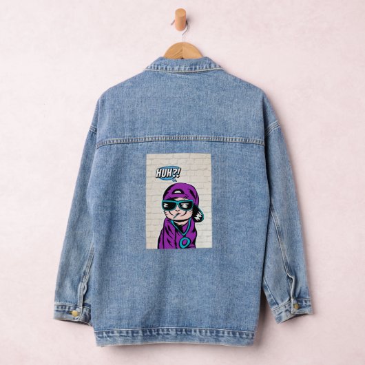 Katten die vragen stellen denim jacket (Hangar)