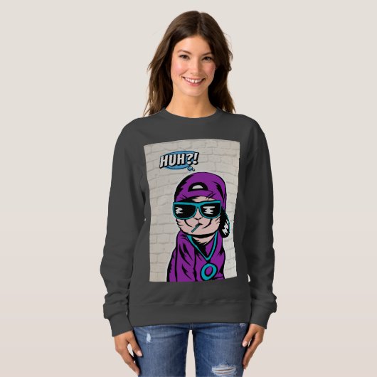 Katten die vragen stellen trui (Voorkant volledig)